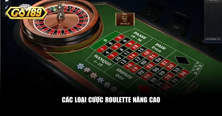 Thử sức với các loại cược Roulette nâng cao