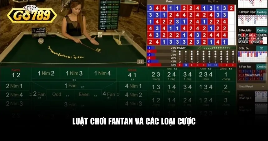 Cách chơi cơ bản và những loại cược trong Fantan
