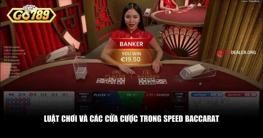 Luật chơi Speed Baccarat vẫn giữ nguyên tinh thần của baccarat truyền thống