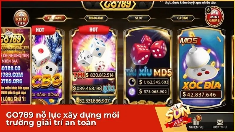 GO789 nỗ lực xây dựng môi trường giải trí an toàn